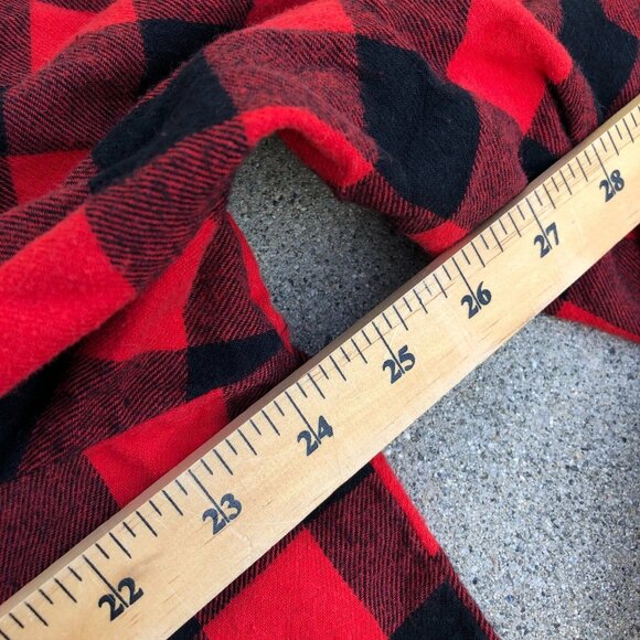 CLUB ROOM Lumberjack Flannel Shirt 2XL Men's Red Long Sleeve Button Down Top - Picture 6 of 7